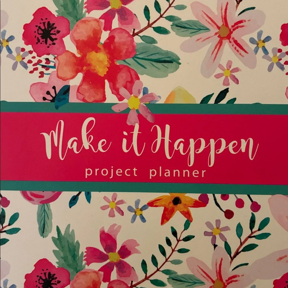 Markings By C.R. Gibson Make It Happen Project Planner - 200 Pages